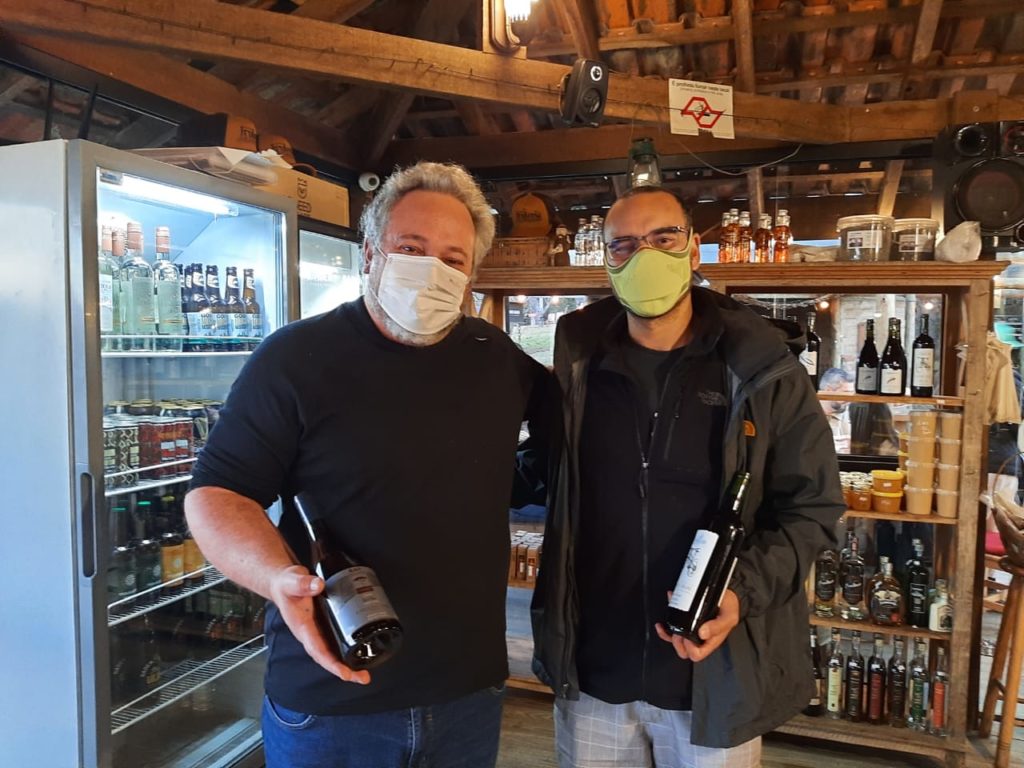 Rodrigo, the owner, with Andrey