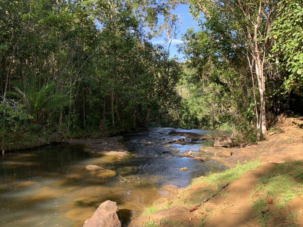 Top level of Cachoeira do Cleandro, Itacaré