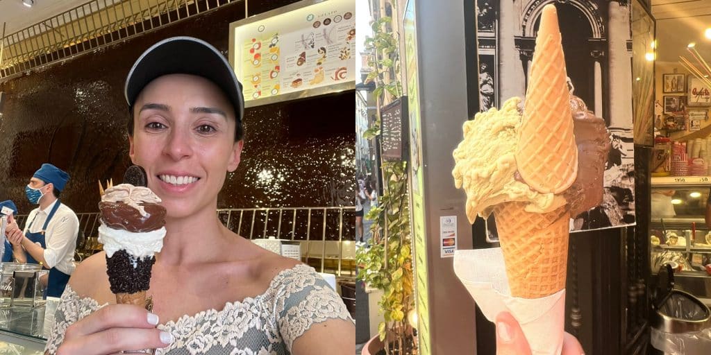 Delicious gelaterias in Rome