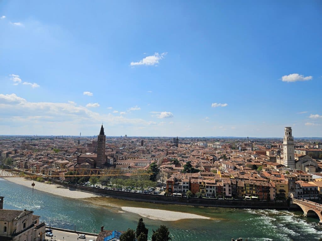 Verona, seen from Castel San Pietro