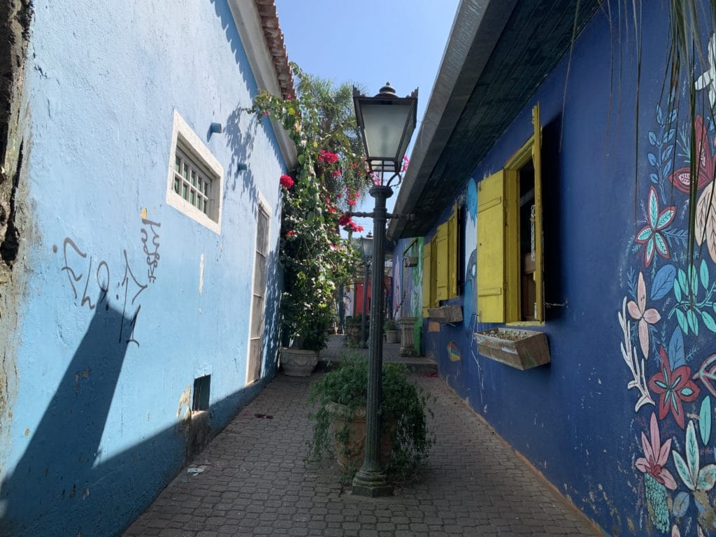 The alley at Viela das Lavadeiras