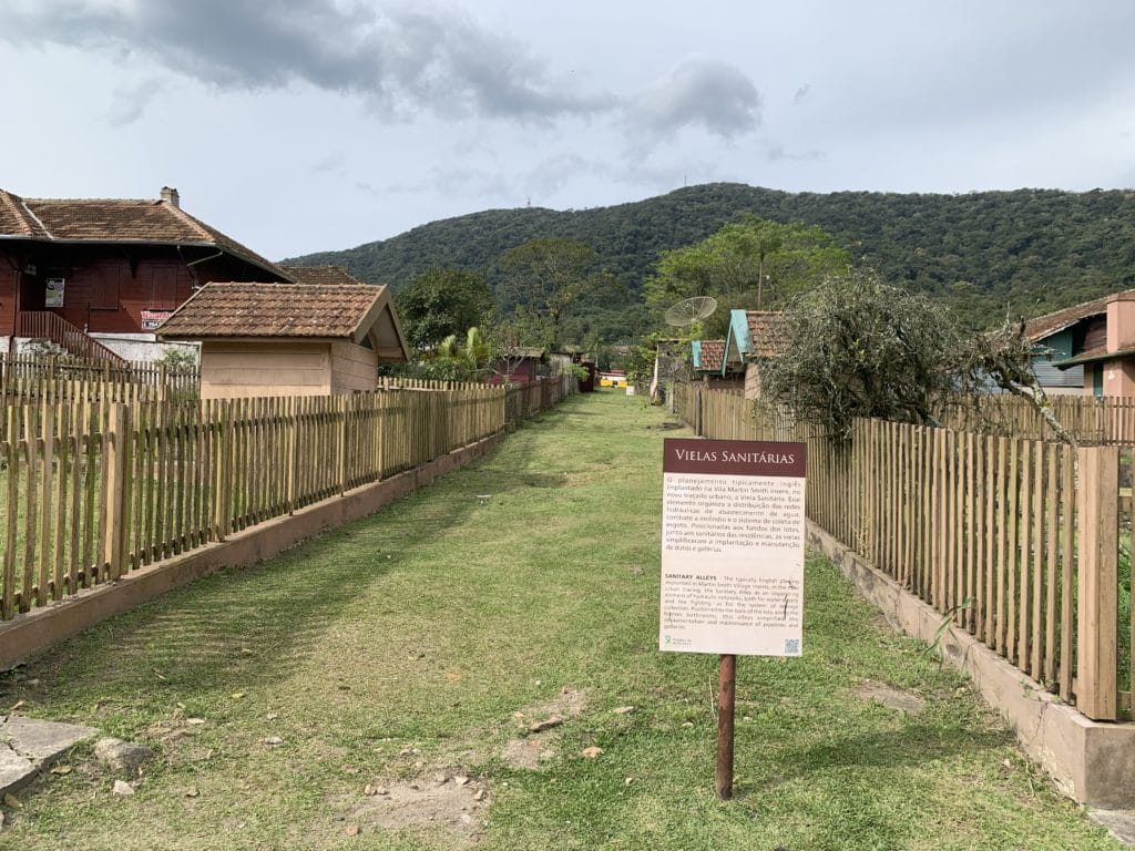 Vielas Sanitárias, still part of the town’s infrastructure today