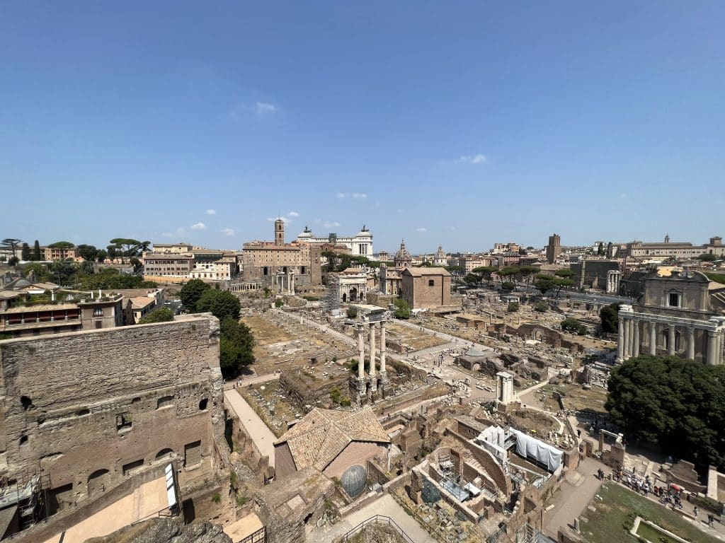 Another view of the Roman Forum from Palatine Hill