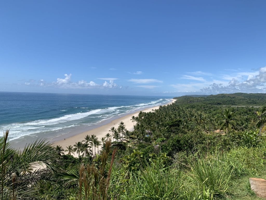 View from the lookout on the way to Praia de Itacarezinho, Itacaré